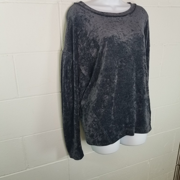 We the free people nora jane crushed velvet sweatshirt - Picture 7 of 13